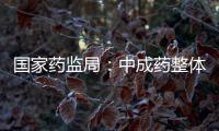 国家药监局：中成药整体合格率在99%以上