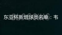 东亚杯新增球员名单：韦世豪刘彬彬等国脚在列