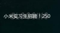小米实习生招聘�	！250/天！留学生优先&餐补�	！世界 500 强offer!