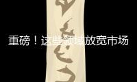 重磅！这些领域放宽市场准入直接利好民营企业