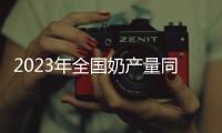 2023年全国奶产量同比增长6.3%